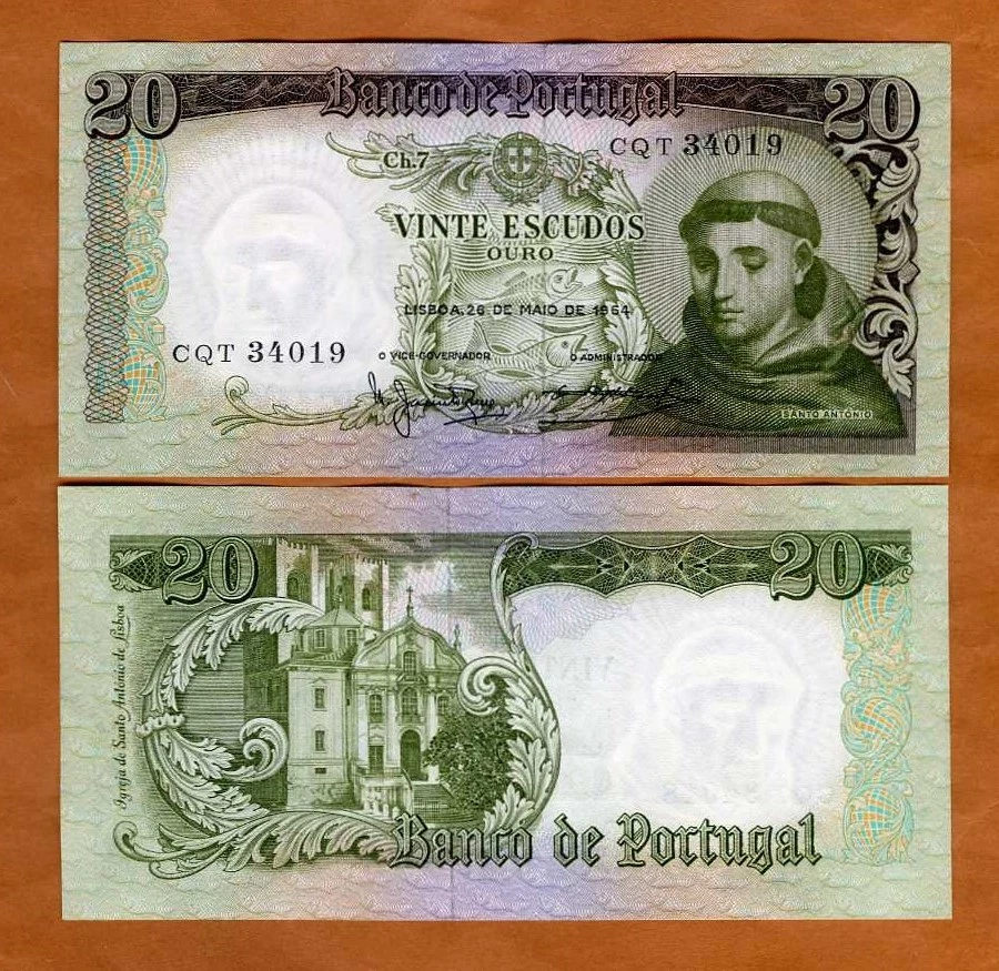 1964 葡萄牙的纸币| eBay