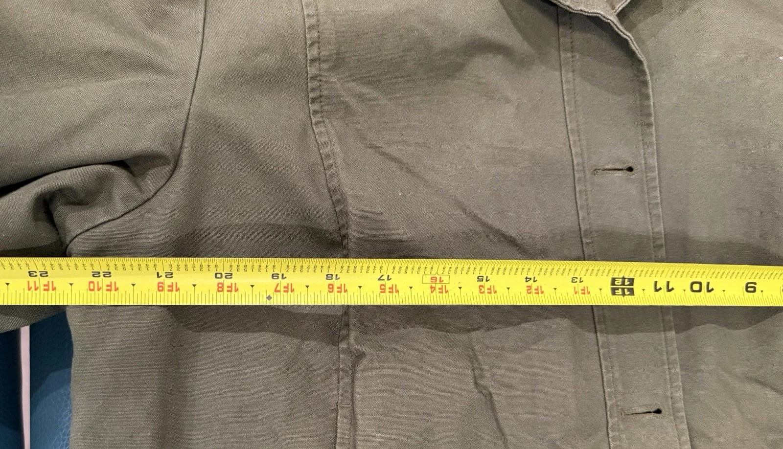 Vtg LL Bean Men’s Cotton With Corduroy Flannel Lined Chore Coat SUPERB - product detail image 11
