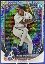 2025 Bowman Chrome Mega Box Drake Baldwin RC Mojo Refractor #75