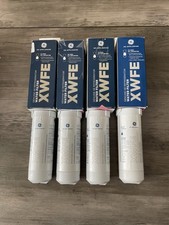 XWFE GE Refrigerator Water Filters Set Of 4 - New Unused Filters - Genuine GE