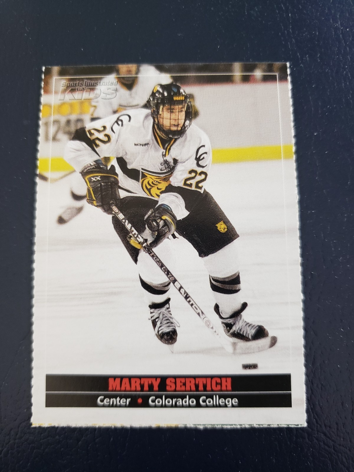 Marty Sertich Colorado College #469 NHL Sports Illustrated for Kids SI For Kids