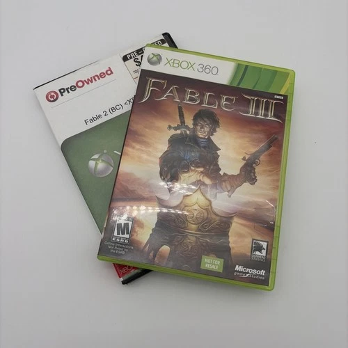 Fable II & III Xbox 360 Games Lot Action RPG Adventure Complete Tested Working