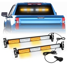 Lrter 2 In 1 Emergency Strobe Traffic Advisor Light Bar Amber White Warning Lrter 2 In 1 Emergency Strobe Traffic Advisor Light Bar Amber White Warning