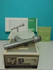 Vintage 1983 Electro Voice RE15 Microphone And Accessories Working Elvis Shure