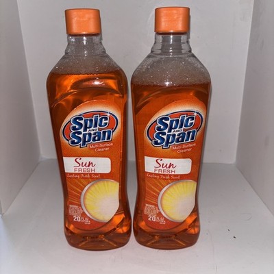Spic And Span Multi-Surface Cleaner SUN FRESH Scent 2x20 Oz Discontinued READ