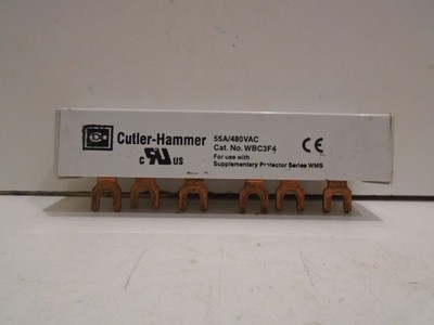 CUTLER-HAMMER WBC3F4 55A 480VAC SUPPLEMENTARY PROTECTOR SERIES WMS