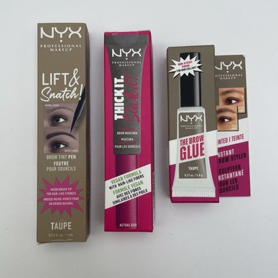 NYX TAUPE BROW KONVOLUT - 3 wesentliche Produkte alle neu in OVP