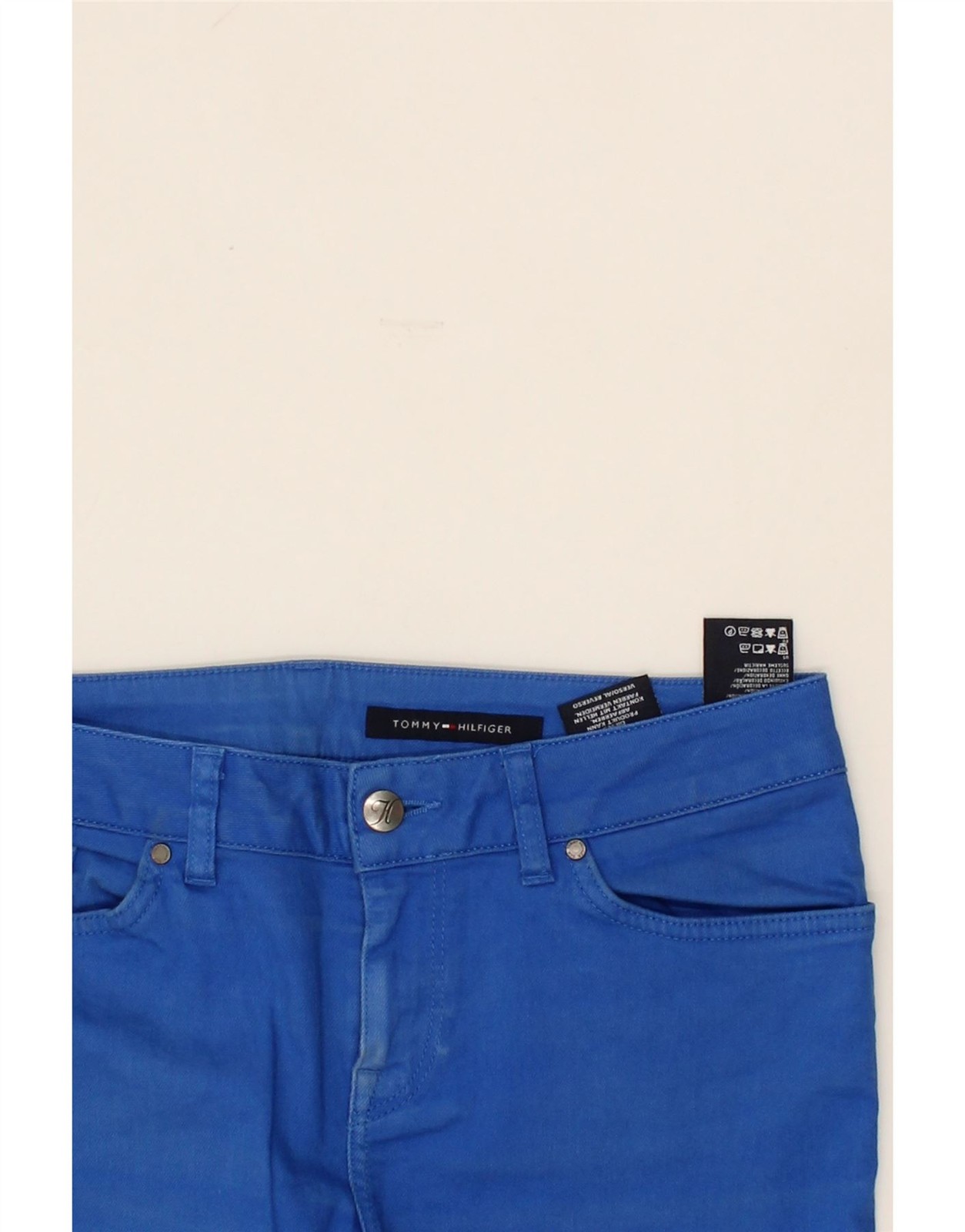 TOMMY HILFIGER Womens Skinny Jeans W32 L34 Blue Cotton CC66 thumbnail 4