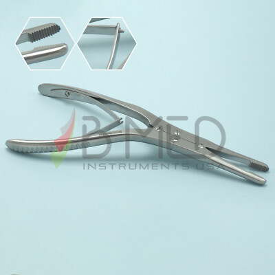 OR Grade Rubin Septal Morselizer Septum Forcep Angled ENT Nasal Plastic Surgery 