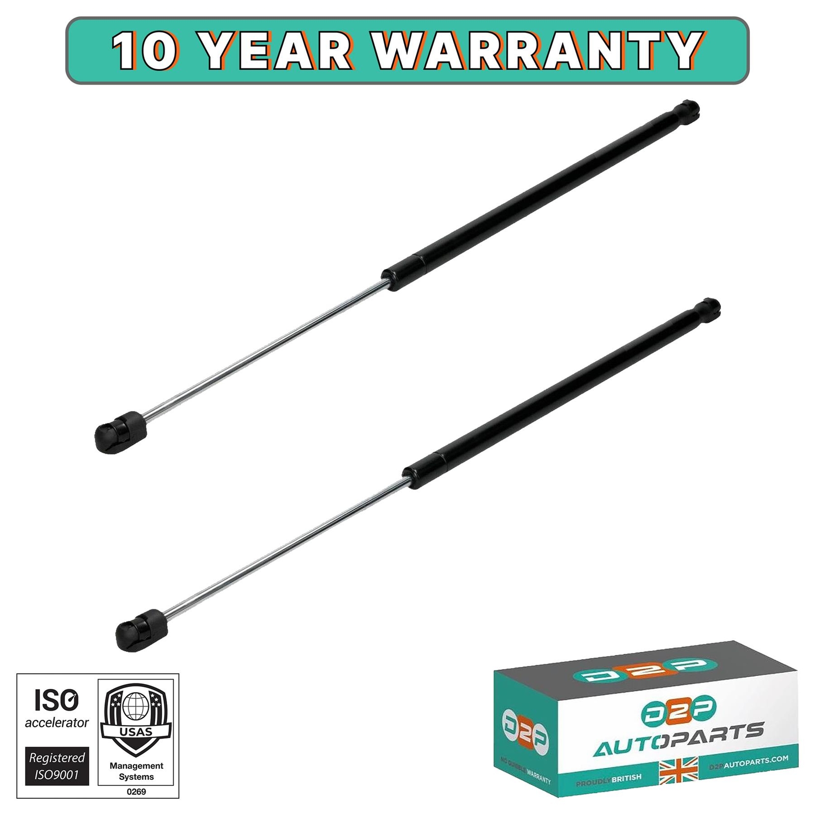 2x FOR HYUNDAI IX35 LM, LANTRA, ELANTRA GAS TAILGATE BOOT STRUTS GAS LIFTERS