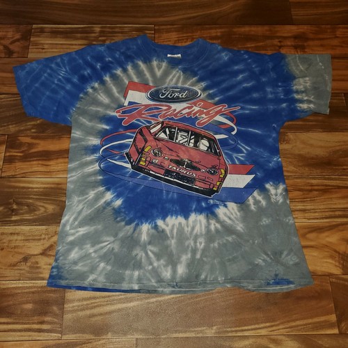 Vintage Nascar Ford Racing Tie Dye 