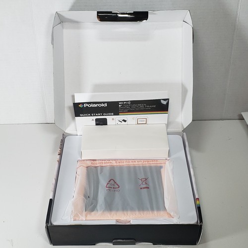 Polaroid PDWV 800RT Digital Photo Frame Rose Gold w/WiFi 4GB Memory New Open Box - Picture 12 of 17