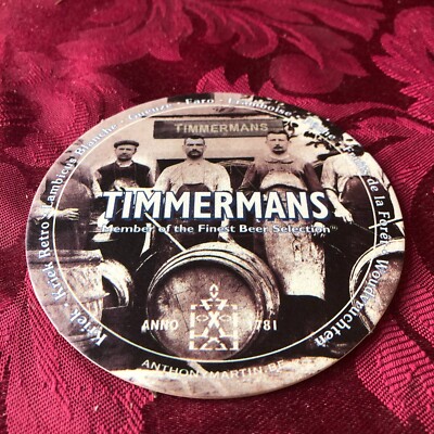 BREWERIANA - TIMMERMANS - MITGLIED DER FEINSTEN BIERAUSWAHL - BIERDECKEL - T123