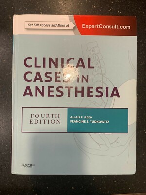 Clinical Cases in Anesthesia-Reed 4th Edition. *BRAND NEW* +Online CODE!