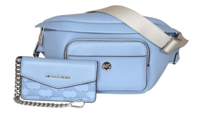 MICHAEL KORS MAISIE LG WAISTPACK 2 in 1 Gürteltasche Bag Leder pale blue