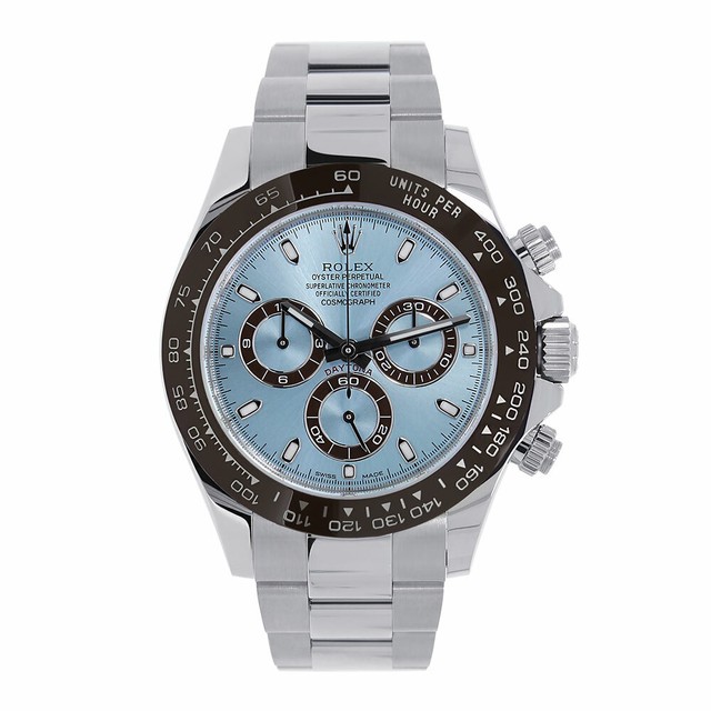 Rolex Daytona Ice Blue Men's Silver 