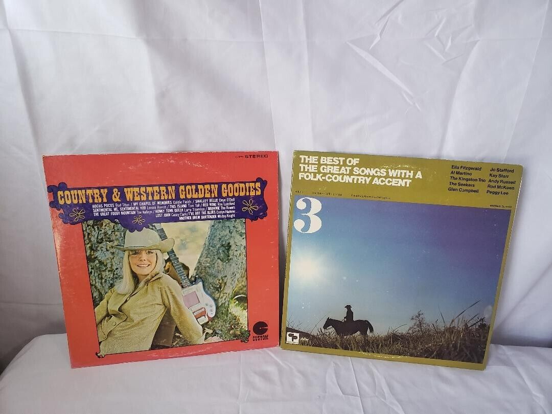Best Of The Great Songs Folk-Country Accent ~ Country & Western Goodies ~ LP