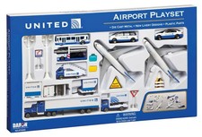 united airlines airport playset