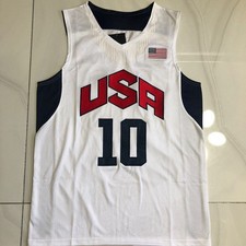 Usa Dream Team 10 #10 Bryant Basketball Jerse...