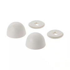 Bolt Caps in White for All Toilets