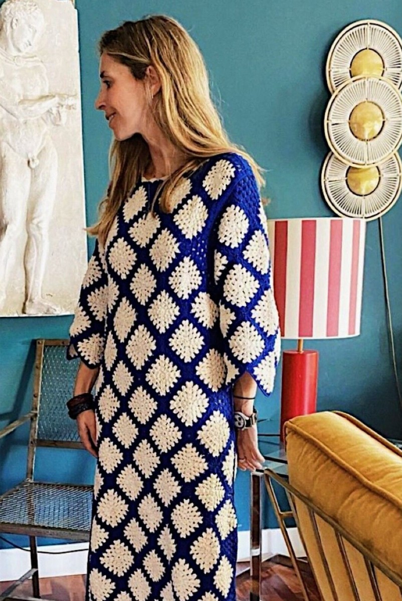 zara long sleeve crochet dress White Zara crochet long sleeve dress by Zara