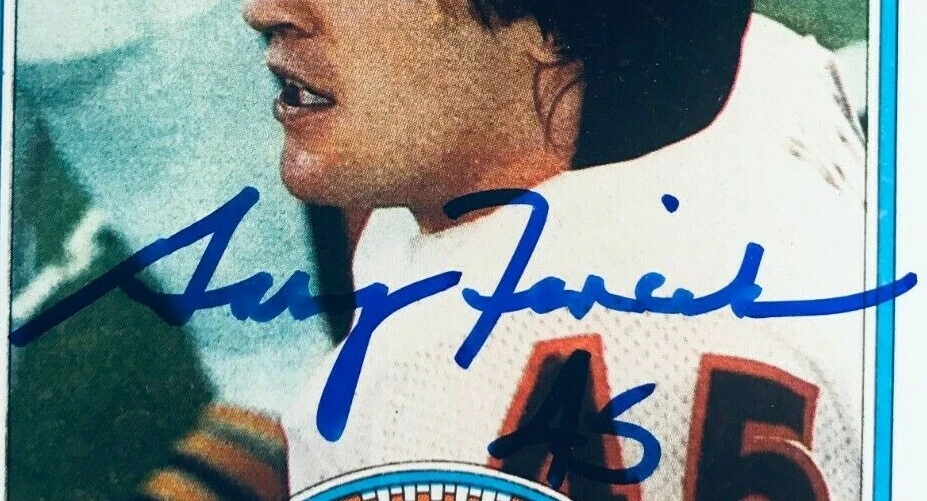 SIGNED GARY FENCIK 1980 TOPPS AUTOGRAPHED CARD BEARS - Image 2 of 2