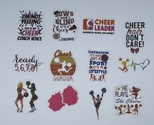 Stickers Decals Cheerleading Cheer Cheerleaders U43