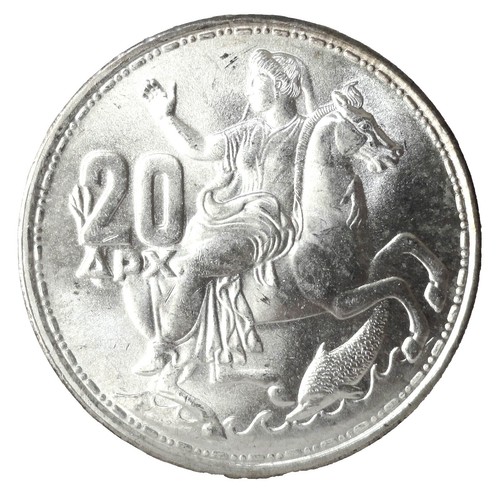 Greece 100 Drachmai 1982 Silver Proof (Encapsulated) - Pan
