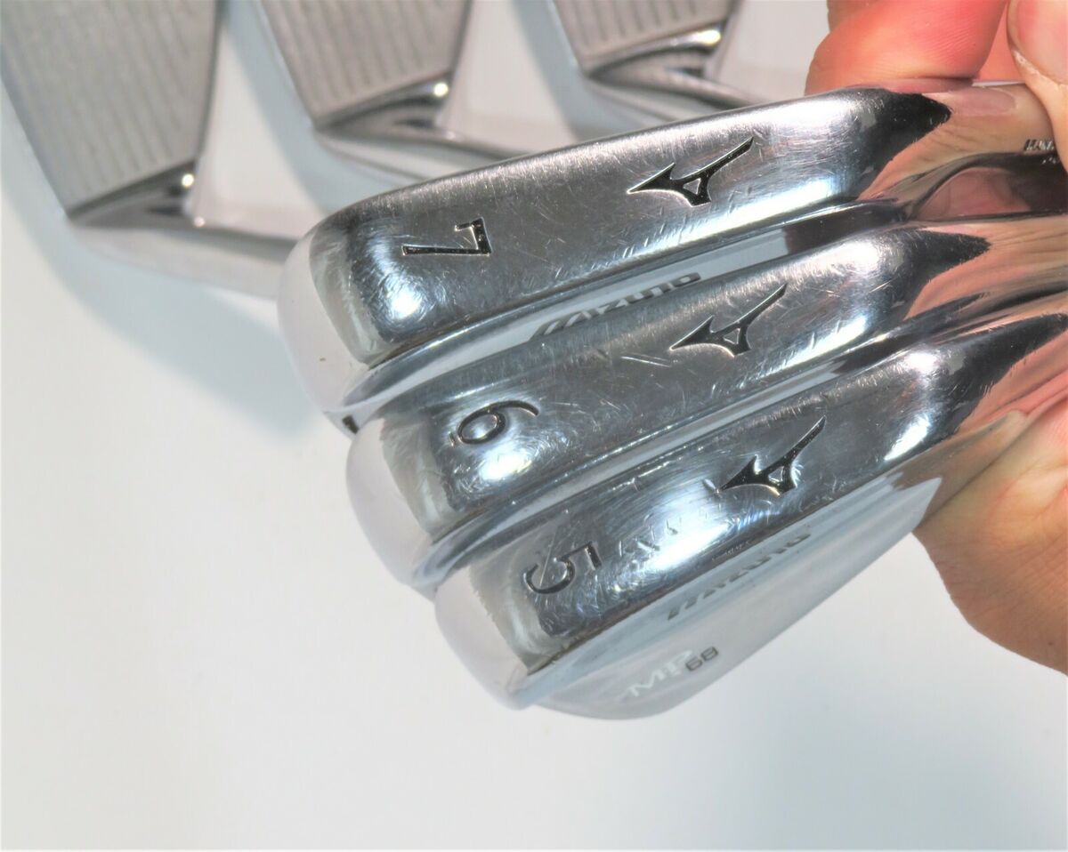 Mizuno MP-68 6PC Head Only IRONS SET GOLF PARTS Tiger Woods Mizuno MP-68 6PC Head Only IRONS SET GOLF PARTS Tiger Woods