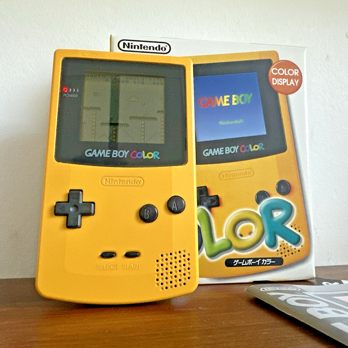 ゲームボーイカラー NINTENDO GAMEBOY COLOR ゲームボーイ カラー クリア ソフト2本付