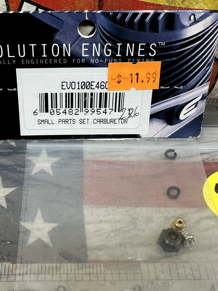 EVOLUTION ENGINES EV0100E460 CARBURETOR SMALL PARTS SET for: AIRPLANES - Image 3 of 4