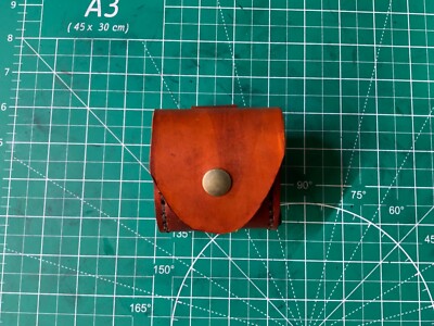 Handmade Leather Speed loader/Cylinder/moon clip Pouch Belt Attach