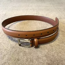 Perry Ellis Portfolio Leather Belt Brown Size Small S 30-32