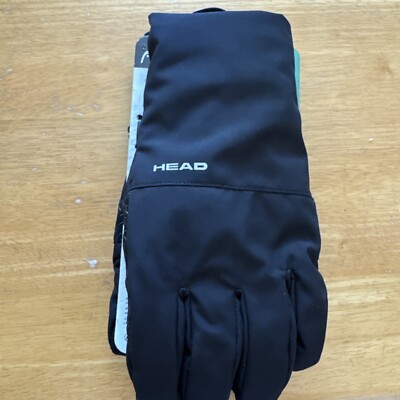 Head Men's Hybrid Waterproof/Windproof/Breathable Gloves. Black. X-Large