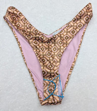 NWOT ASOS DESIGN sz 0 Hipster Bikini Bottoms multi color print swim 0030