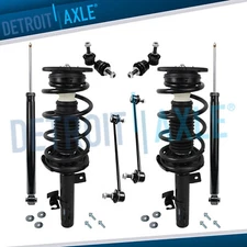 Front Struts + Rear Shock Absorbers + Sway Bars for 2004-2009 Mazda 5 Mazda 3