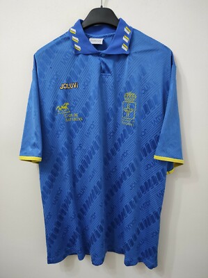 Camiseta Futbol Vintage Seleccion De Asturias De Marca Joluvi De Talla