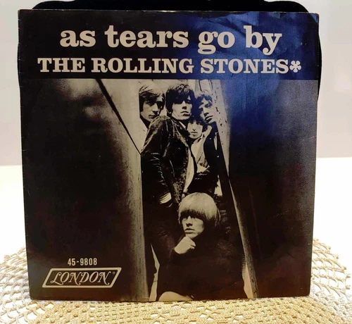 1965 THE ROLLING STONES PICTURE SLEEVE and 45 record