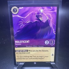    Disney Lorcana TCG Maleficent Sorceress 49/204 NON Foil