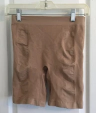 Beige tan Size Large Spandex Nylon Shaper Shorts! 