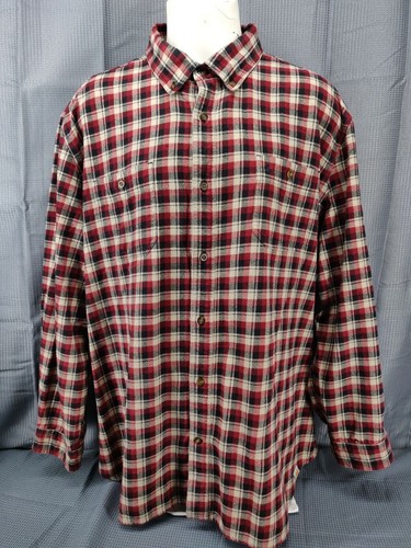 Carhartt Shirt Mens 4XL Red Plaid 