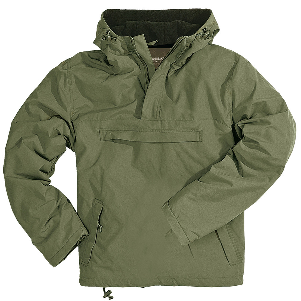 WINDBREAKER MIT KAPUZE HERREN-WIND-REGENJACKE MIT WARMEM VLIES