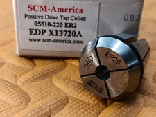 NEW SCM America #12 ER25 Tapping Tap Collet X13720A CNC Tooling Chuck .220