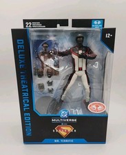 MCFARLANE  Mr. Terrific Superman Movie Deluxe Theatrical   Red Platinum Edition