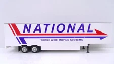 Herpa HO 48' National World Box Van Container Trailer ONLY For Flat Train Car