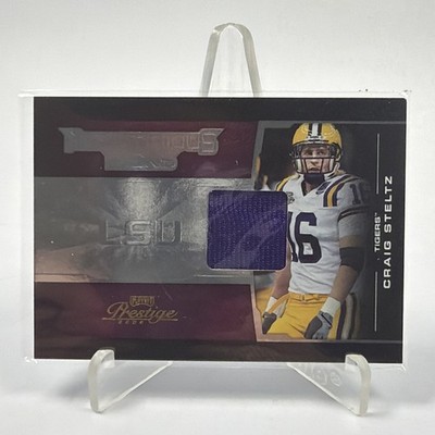2008 Playoff Prestige #PPI-22 CRAIG STELTZ /100 LSU NM Card Patch Mem Relic
