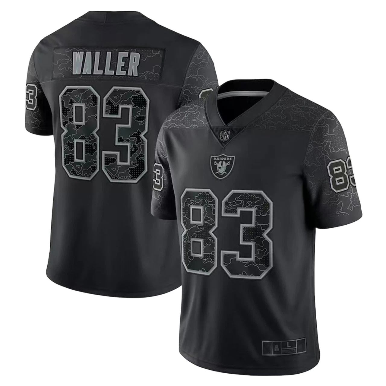 Men's Black RFLCTV Reflective Jersey