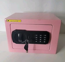 Intelligent Electronic Safe, Pink, Some Paint Touch-up (See Pictures), 2 Keys