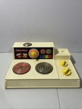 Vintage 1978 Fisher Price Cook Top Stove Magic Burners 919 Bell Dings works 