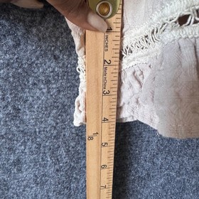 Hayden Romper Women S Beige Ruffle Shorts Boho Feminine Festival Coquette Sweet